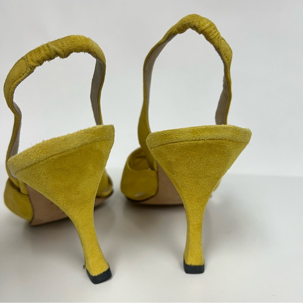 Manolo Blahnik Yellow Heels - Picture 7 of 11